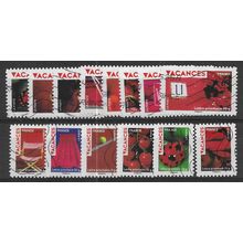 FRA 2009 (SET) (S/A) 'VACANCES '(14v) FINE USED (EBID21-274XL)
