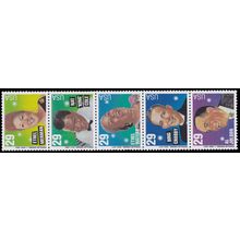 2853-2849 29c Popular Singers Very Fine MNH Strip of 5 L01574