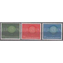 Deutschland 1960 Michel 337 - 339 Neuf ** Cote (2011) 2.80 € Europa CEPT Roue
