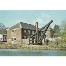 Kennett & Avon Canal Burbage Wharf Boat Postcard