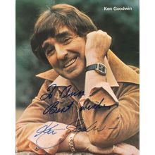 Ken Goodwin of The Comedians Singer 10x8 Hand Signed Photo