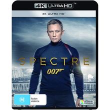 Spectre 4K UHD | Daniel Craig, Christopher Waltz, Lea Sedoux | Region B