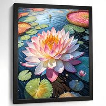 Lotus Flower Wall Art Pink Flower Artwork For The Bedroom Lotus Lounge Art Poste