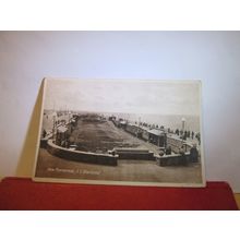 NEW PROMENADE, BLACKPOOL, LANCASHIRE used antique postcard 1927 pm =