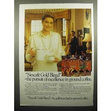1985 Nescafe Gold Blend Coffee Ad - Pursuit Excellence