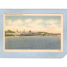 Rhode Island Narragansett Pier Beach At Narragansett Pier~793