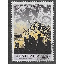 AUS 1990 41c ' THE ANZAC TRADITION' FINE USED (EBID67-895)