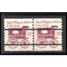 1903a 9.3c Mail Wagon Fine MNH Dry Gum CNP Left 3 PA0405