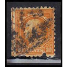 Used 472 10c Benjamin Franklin Average Plus K3750