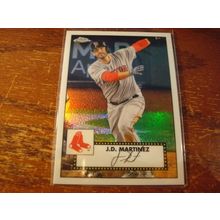 2021 Topps Chrome, 1952 Style Insert, J.D. MARTINEZ, Red Sox