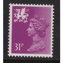 W65 XWL58 31p Purple FCP WALES - Unmounted Mint.