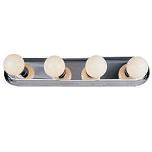 Project Source 4-Light Chrome Bathroom Vanity Light