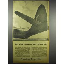 1942 American Export Lines Ad - Day After Tomorrow
