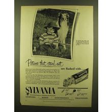 1953 Sylvania Flashbulbs Ad - Pictures That Stand Out