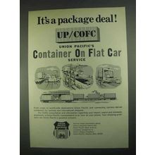 1967 Union Pacific Railroad Ad - It's a Package Deal