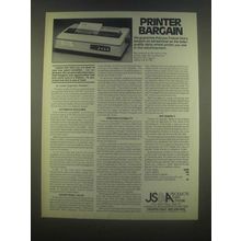 1985 JS&A Printer Ad - Printer Bargain