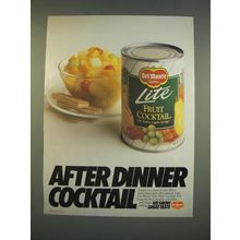 1990 Del Monte Lite Fruit Cocktail Ad - After dinner cocktail