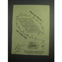 1948 Heinz Salad Cream Ad - Plant for plenty and enjoy