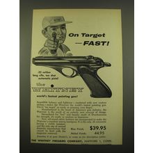 1957 Whitney Pistol Advertisement - On target - fast!