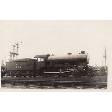 LNER D-49 Shire Class 4-4-0 No 234 Yorkshire Train Real Photo Old Postcard