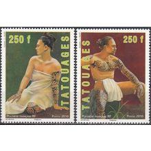 Polynésie Française 2010 Michel 1102 - 1103 Neuf ** Cote (2010) 10.00 € Tatouage