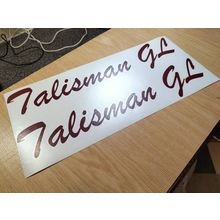 2 Talisman GL or Gx In Script Camper motorhome graphics stickers decals