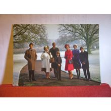 ROYAL FAMILY AT SANDRINGHAM, unused postcard by Jarrold #