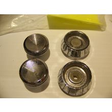 1964 PLYMOUTH VALIANT RADIO KNOBS & BEZELS OEM #2258189 +