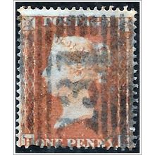 1854 -1855 Queen Victoria, 1819-1901 1d reddish brown C2