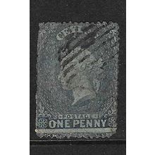 CEYLON 1861-64 QUEEN VICTORIA WATER MARK STAR 1d USED SG19