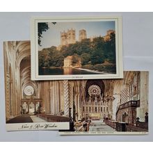 Postcards Durham Cathedral. Job lot