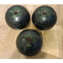 Greenmaster Proline - Black - Size 4 Heavy 4H Outdoor Lawn Bowls