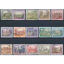 Abbeys & Monasteries: 15 Values - Austria 1984/91 - Used Hinged