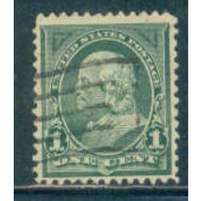 Used 279 1c Benjamin Franklin Fine A05417