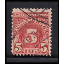Used J83a 5c Postage Due Average K1453