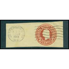 Used U429 2c George Washington Fine Cut Square WA3047
