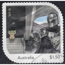 2025: STAR WARS, THE MANDALORIAN. USED SELF-ADHESIVE MYSTAMP. 4