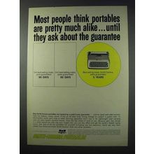 1963 Smith-Corona Portable Typewriter Ad - Alike