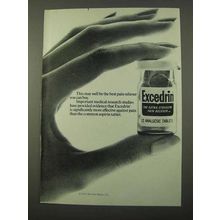 1972 Excedrin Pain Reliever Ad - Best You Can Buy