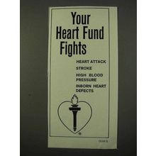 1972 Heart Fund Ad - Your Heart Fund Fights