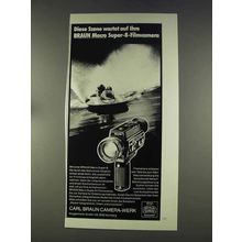 1977 Braun Macro Super 8 Movie Camera Ad - in German