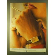 1980 Corum Gold Ingot Watch Ad - Diamonds Surround