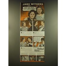 1939 Standard Welded Wire Hood Seal Ad - Jane Withers says Meet my mom