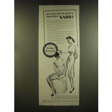 1939 Tubize Chantillon Corporation Ad - Slip and Panties in Chardonize Rayon