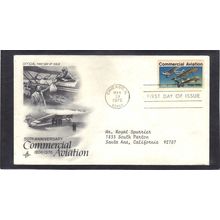 FDC Art Craft 1684 13c Aviation (Cachet-Typed/A) CV41838