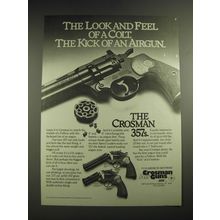 1984 Crosman 357 Six and Four Airguns Ad - The look and feel of a Colt.