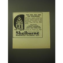 1948 The Shelburne Resort, Atlantic City Ad - The Sun, Sea and The Shelburne