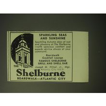 1948 The Shelburne Resort, Atlantic City Ad - Sparkling Seas and Sunshine