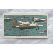 1963 Kellogg card British Military Aircraft No. 8 Short Sunderland Mk. 1