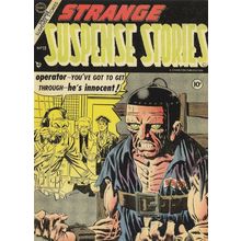 Strange Suspense Stories 1950s Comic Death Sentence Electric Chair Postcard